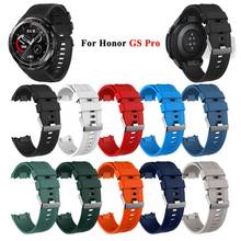 Silcone strap for honor watch gs pro watchband Women Men Correa Sports Smart Watch band for huawei honor GS Pro accessories 2024 - buy cheap