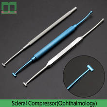 Scleral Compressor round handles double-end 13cm ophthalmic instruments medical tools surgery department titanium alloy 2024 - buy cheap