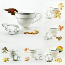 Stainless Steel Biscuits Cutter Cup Hanging Mug Decor Cookie Cutters Mold Cake Biscuit Pastry Baking Cookie Cake Decorating Tool 2024 - buy cheap