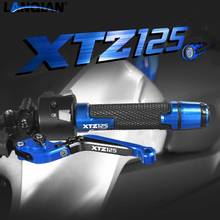 For Yamaha XTZ125 Motorcycle Accessories Aluminum Brake Clutch Levers Handlebar Hand Grips Ends XTZ 125 2014 2015 Parts 2024 - buy cheap