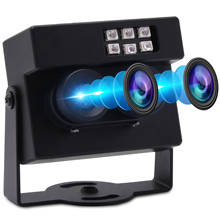 Webcam usb com lente dupla de distorção, sem distorção, 2mp, hd 1080p, otg, uvc, rgb b/w, usb, infravermelho, para android, linux, windows, mac 2024 - compre barato
