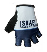 2021 ISRAEL START UP NATION  TEAM BLUE ONE PAIR CYCLING BIKE HALF FINGER GLOVES BICYCLE GEL GLOVE SIZE:M-XL 2024 - buy cheap