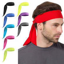 1PCS  Outdoor Sport Tennis Running Solid Color Pirate Headband Unisex Workout Cycling Headband  Head Band Men  Sweatband 2024 - buy cheap
