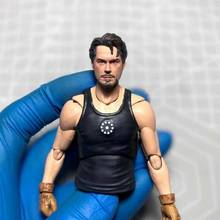 Tbleague-escultura de cabeza de Tony Stark, escala 1/12, figura de acción de Mezco de 6 pulgadas, colección de Juguetes 2024 - compra barato