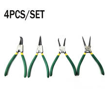 4Pcs 7 Inch Internal External Carbon Steel Multi Crimp Tool Straight Tip Circlip Snap Ring Plier Professional Circlip Pliers 2024 - buy cheap