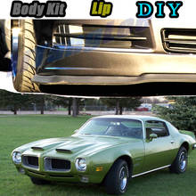 Carro pára-choques lábio dianteiro spoiler saia defletor para pontiac firebird/trans am 1982 ~ 2002 carro modificado corpo kit vip hella flush 2024 - compre barato