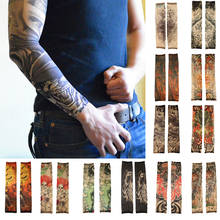 Cubierta de brazo moderna para tatuaje, brazalete de manga, Protección deportiva al aire libre, 2 pares, 7 2024 - compra barato
