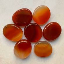Natural Carnelian Crystal Palms Red Agate Stone Palm Stones Reiki Chakra Energy Home Room Office Fengshui Decor 2024 - compre barato