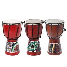 4 inch Professional African Djembe Drum Bongo Wood Good Sound Musical Instrument  2024 - buy cheap