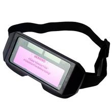 Gafas de soldadura eléctricas con oscurecimiento automático, lentes de soldadura antideslumbrantes, gafas de soldadura de arco de argón 2024 - compra barato