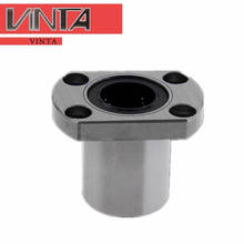 Double Trimmed Flange linear bearing 1pcs/lot LMH6 8 10 12 13 16 20 25 30 35 40 50 UU Linear bearings Shaft Ball rolamentos CNC 2024 - buy cheap