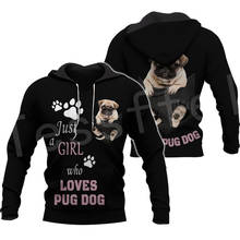 Tessffel Animal Pug Dog Pet Funny NewFashion Mens Womens Sweatshirts/Hoodies/zipper/Jacket 3Dprint Pullover Tracksuit Casual s12 2024 - buy cheap