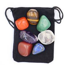 Energy Stone 7Pcs/Pack Crystal Original Stone Seven Color Chakra Stone Natural Stone Original Stone Prayer Spirit Idea Stone 2024 - buy cheap