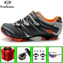 Tiebao-Zapatillas de Ciclismo profesionales para hombre, calzado con autosujeción para triatlón, Mtb, SPD 2024 - compra barato