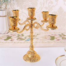 Candelabros de Metal de diseño hueco, candelabro de mesa, soporte para decoración de boda, candelabro para decoración del hogar 2024 - compra barato