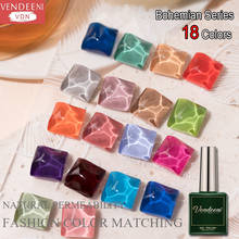 VDN 18 Colors Bohemian Series Gel Nail Polish UV Soak Off Gel Lacquer For DIY Manicure Summer Colorful Nail Art Gel Varnish 15ml 2024 - buy cheap
