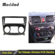 1 Din Fascia para Nissan Almera N16 2000-2006 Radio Panel para estéreo y DVD Dash instalar Trim Kit cara rodean marco 2024 - compra barato