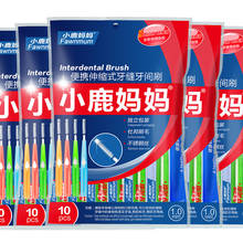 Escova fio dental de alta pressão para higiene oral, escova interdental de 5 tamanhos para adultos 0.6mm 1.2mm para limpeza dos dentes 2024 - compre barato