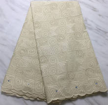 african lace fabric swiss voile lace in switzerland gold cotton fabric swiss lace fabric 5yards nigerian lace fabrics PL12142 2024 - buy cheap