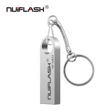 New usb flash drive 64GB 32GB 16GB 8GB 4GB pen drive pendrive флешка waterproof silver u disk memoria cel usb stick gift 2024 - buy cheap