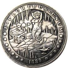 HB(10) US 1889 P-S-CC-O Morgan Dollar Silver Plated Copy Coins 2024 - buy cheap