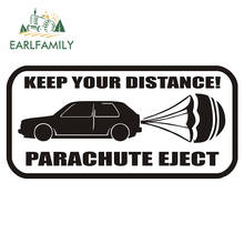 EARLFAMILY-pegatinas de pared para mantener tu distancia, parachoques, maletero, coche, JDM, ATV, decoración de coches de carreras, 13cm x 6,4 cm 2024 - compra barato