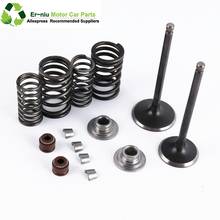 Kit de montagem de válvula, scooter moped atv, 139qmb, 139qma, 1p37qma, motor gy6, 50, 80, 64mm ou 69mm 2024 - compre barato