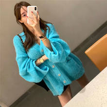 Женское однотонное платье-свитер в Корейском стиле, элегантное модное платье-свитер в Корейском стиле 2020 2024 - купить недорого