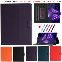 Funda protectora inteligente sólida Caqa para Lenovo Tab M10 HD Tablet M10 HD 2ª generación 2 TB-X306F TB-X306X 10,1 2020, funda con tapa de piel M10HD 2024 - compra barato