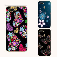 Funda de teléfono de silicona con diseño de flores y mariposas para Oppo Joy 3, A83, A1, A3, A3s, A5s, A7, AX5, AX7, A5, A9, 2020 2024 - compra barato