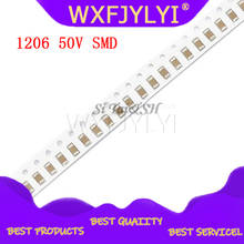 100pcs 1206 50V SMD Thick Film Chip Multilayer Ceramic Capacitor 1pF- 22uF 10NF 100NF 1UF 2.2UF 4.7UF 10UF 22PF 2024 - buy cheap