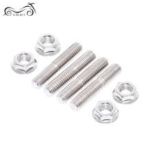 Screws Bolt Motorcycle Exhaust Studs Nuts Kits Scooter For Harley Sportster Road Glide Touring XL 1200 883 2024 - buy cheap