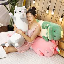 1pc 70/90/120CM Cartoon Animal Dinosaur Unicorn Cat Plush Toys Stuffed Soft Long Sleeping Pillow Dolls Children Birthday Gift 2024 - buy cheap