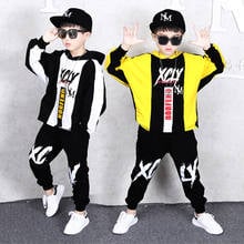 Trajes de primavera para niños pequeños, Conjunto de camiseta y pantalones de Hip Hop, ropa de calle para niña, chándal para bebé, conjuntos de ropa para niño 2024 - compra barato