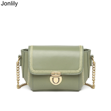 Jonlily Women PU Leather Long Chain Mini Shoulderbag Female Fashion Messenger Crossbody Bag Teens Casual Daybag Purse -KG296 2024 - buy cheap