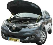 Suporte amortecedor de mola para renault, para o capô dianteiro, em fibra de carbono, modelos kadjar 2015 2024 - compre barato