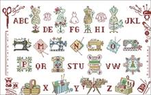 xiaoyi cotton self-matching cross stitch  Cross stitch RS cotton comes with Ve sewing - Letters 2024 - buy cheap