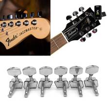 6Pcs L/R Acoustic Guitar Machine Head Knobs Folk Guitar String Tuning Pegs Tuner Wholesale Dropshipping 2024 - buy cheap