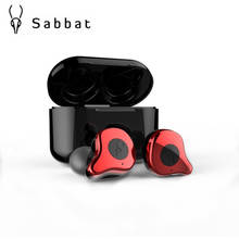 Наушники-вкладыши Sabbat E12, беспроводные, Bluetooth 5,0, HIFI, монитор, шумоподавление, Спортивная гарнитура O5 X1 X1E O2 I8 AIR LOVE, бесплатная доставка 2024 - купить недорого