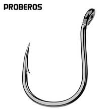 Proberos gancho de pesca forte, gancho de aço de alto carbono para pesca em água salgada, gancho para pesca #-71202 #6/0 2024 - compre barato