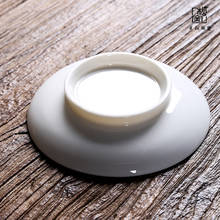 Juego de té Kung Fu hecho a mano, Cerámica Blanca, dispositivo de fabricación de té, posavasos de lámina dorada, bandeja de té, mesa de té china, bandeja de té 2024 - compra barato