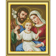 Jesus Family 14CT Counted Cross Stitch Kit 11ct Stamped  Printed Fabric Embroidery DIY Needlework 2024 - buy cheap