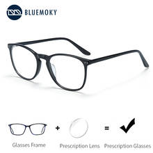 BLUEMOKY-gafas graduadas de acetato para hombre y mujer, lentes cuadradas ópticas para miopía, marcos, gafas de luz azul para ordenador 2024 - compra barato