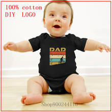 2020 Unisex New Born Baby Boy Clothes funny Bodysuits baby Retro Vintage Best Dad life Mountain biking adventure One-Pieces 2024 - buy cheap