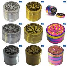 3/4 Layer Zinc Alloy Herb Grinder 40mm Spice Grass Tobacco Smoke Grinders For Men Smoking Accessories Spice Crusher 2024 - buy cheap