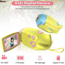 Новая Детская Цифровая камера 2,0 дюймов цветной дисплей HD детская DV камера детская видеокамера HD Ангел камера для детей Подарки 2024 - купить недорого
