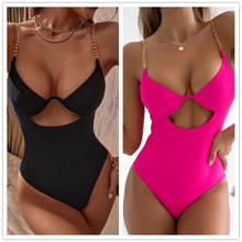 TYAKKVE 2020 New Sexy Black One Piece Swimsuit Women BathingSuit Vintage Backless Swimwear Summer BeachWear High Waist Plus Size 2024 - buy cheap