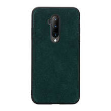 Funda de teléfono de cuero genuino de ante de vaca para Oneplus 7T, 8 Pro, 7 Pro, 6, 6T, One Plus, 9R, 9 Pro, 5, Nord 2, N10, N200, CE, N100, 7, 8T 2024 - compra barato