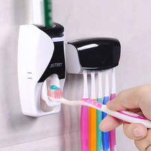Dispensador automático de pasta de dientes, soporte exprimidor de cepillos de dientes, estantes de baño, accesorios de baño, soporte de cepillo de dientes, montaje en pared, 5 uds. 2024 - compra barato