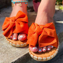 MCCKLE-Sandalias de playa informales con lazo para mujer, zapatos planos de moda, chanclas, calzado de verano 2024 - compra barato